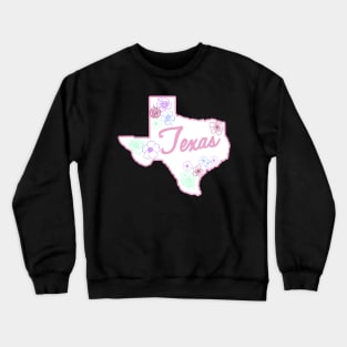 Floral Texas Crewneck Sweatshirt